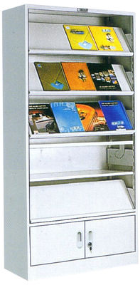 a biblioteca do escritório do metal 5-Pull-Out-Board com PVC Recessed o punho