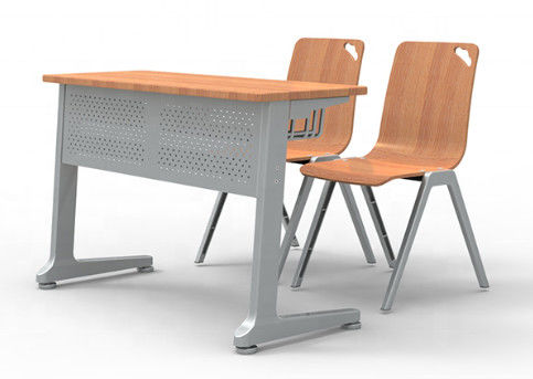 Tabela de aço do estudo de mesa da sala de aula da cadeira do estudante da mobília de escola secundária para Seat simples ou duplo