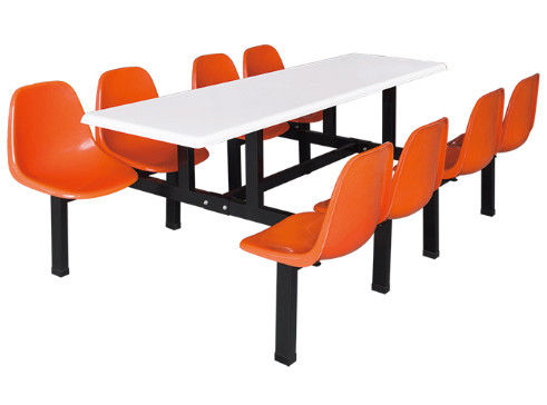 Mobília de escola dos grupos da cadeira de tabela do restaurante da mesa de jantar da cantina da escola do metal e do estudante de Seat