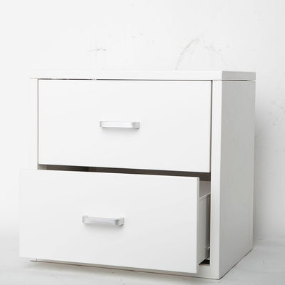 Armário de arquivo do metal branco de Mini Two Drawers RAL para a tabela superior