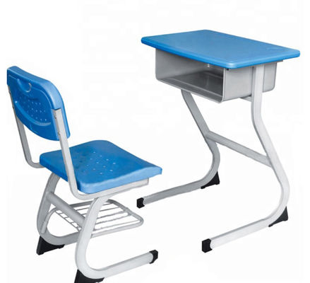 Tabela e cadeira do estudo da mesa do metal da criança da mobília de escola únicas e do ferro da cadeira para crianças
