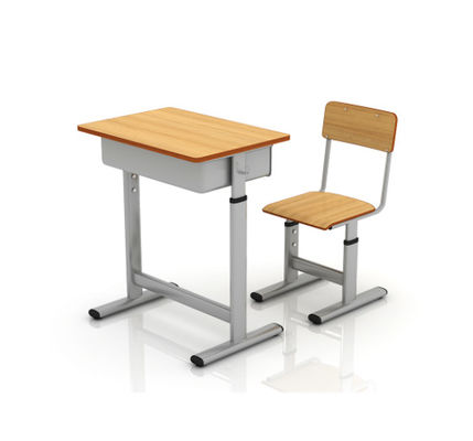 Tabela e cadeira de aço do estudo para a cadeira do metal da sala de aula dos estudantes com mobília de escola da mesa
