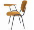 Cor de madeira de aço da mesa e da cadeira do estudo da mobília de escola da sala de aula da faculdade