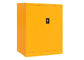 Jejua o armário Lockable estabelecido do metal, armário curto à prova de fogo do metal amarelo
