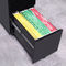 1 suporte móvel de aço da caixa da gaveta de arquivo 2 para o revestimento do revestimento do pó do armazenamento de arquivo