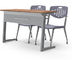 Mesas de aço da universidade da mobília de escola da sala de aula da faculdade e mobília esperta adulta da sala de aula da cadeira de tabela do estudo das cadeiras