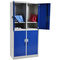 O mobiliário de escritório de aço H1850*W900*D450mm de 4 portas veste o cacifo de armazenamento