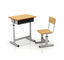 Tabela e cadeira de aço do estudo para a cadeira do metal da sala de aula dos estudantes com mobília de escola da mesa
