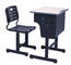 Mesas ajustáveis e mesas da mobília de escola do aço da tabela da criança do metal da mobília do aço da sala de aula da cadeira