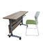 mesa ajustada de alta qualidade usada de dobramento da sala de aula da High School de mobília de escola da tabela do estudante da mesa única