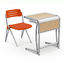 Grupo de alta qualidade usado ajustável da sala de aula da High School de mobília de escola da tabela da mesa de único Seat do equilíbrio da sala de aula único
