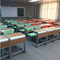 Grupo de alta qualidade usado ajustável da sala de aula da High School de mobília de escola da tabela da mesa de único Seat do equilíbrio da sala de aula único