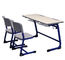 Estudante Desk And Chairs da tabela de Chair With Writing do estudante da sala de aula para a mobília de escola da sala de aula